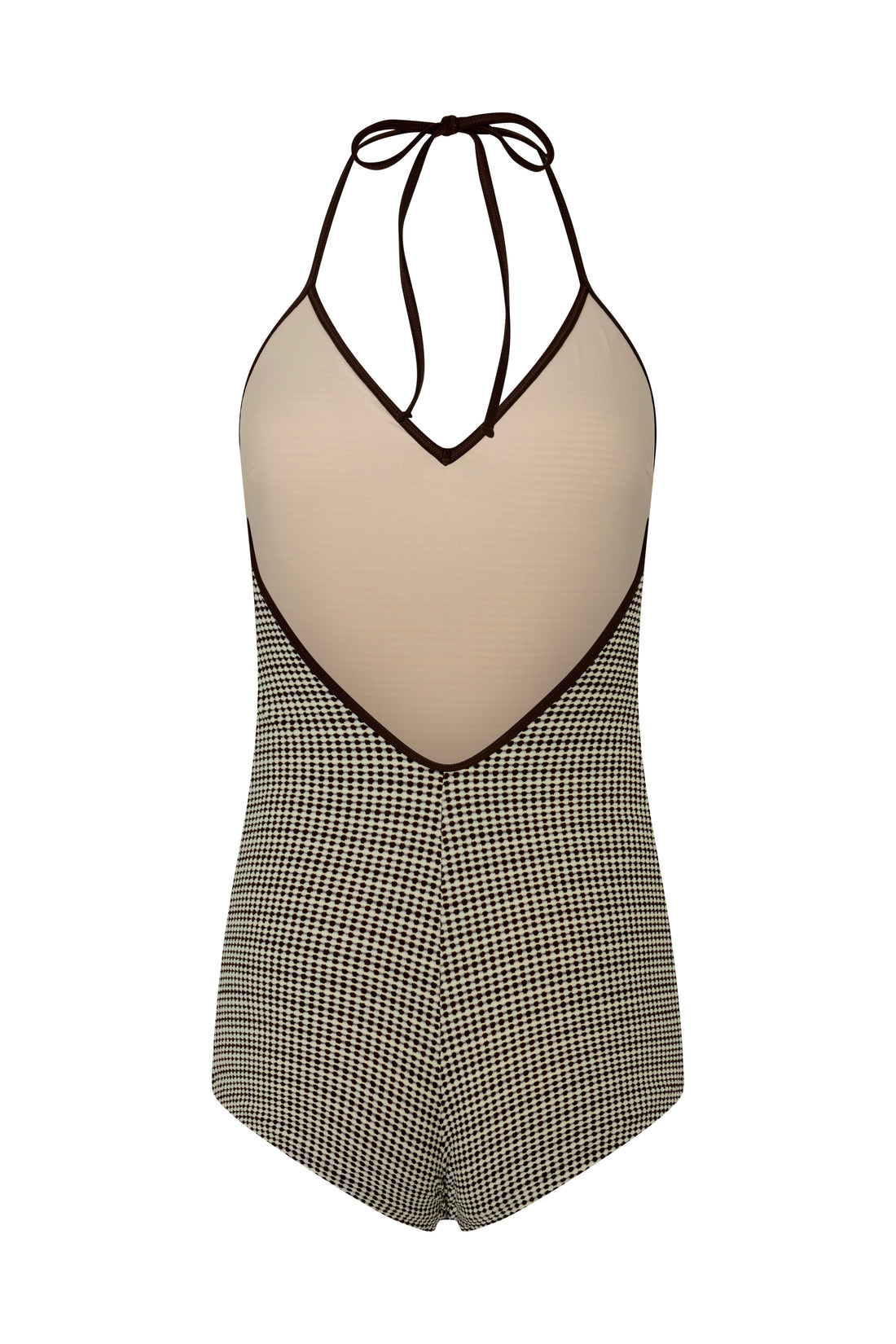 VALETA PLAYSUIT - COGNAC