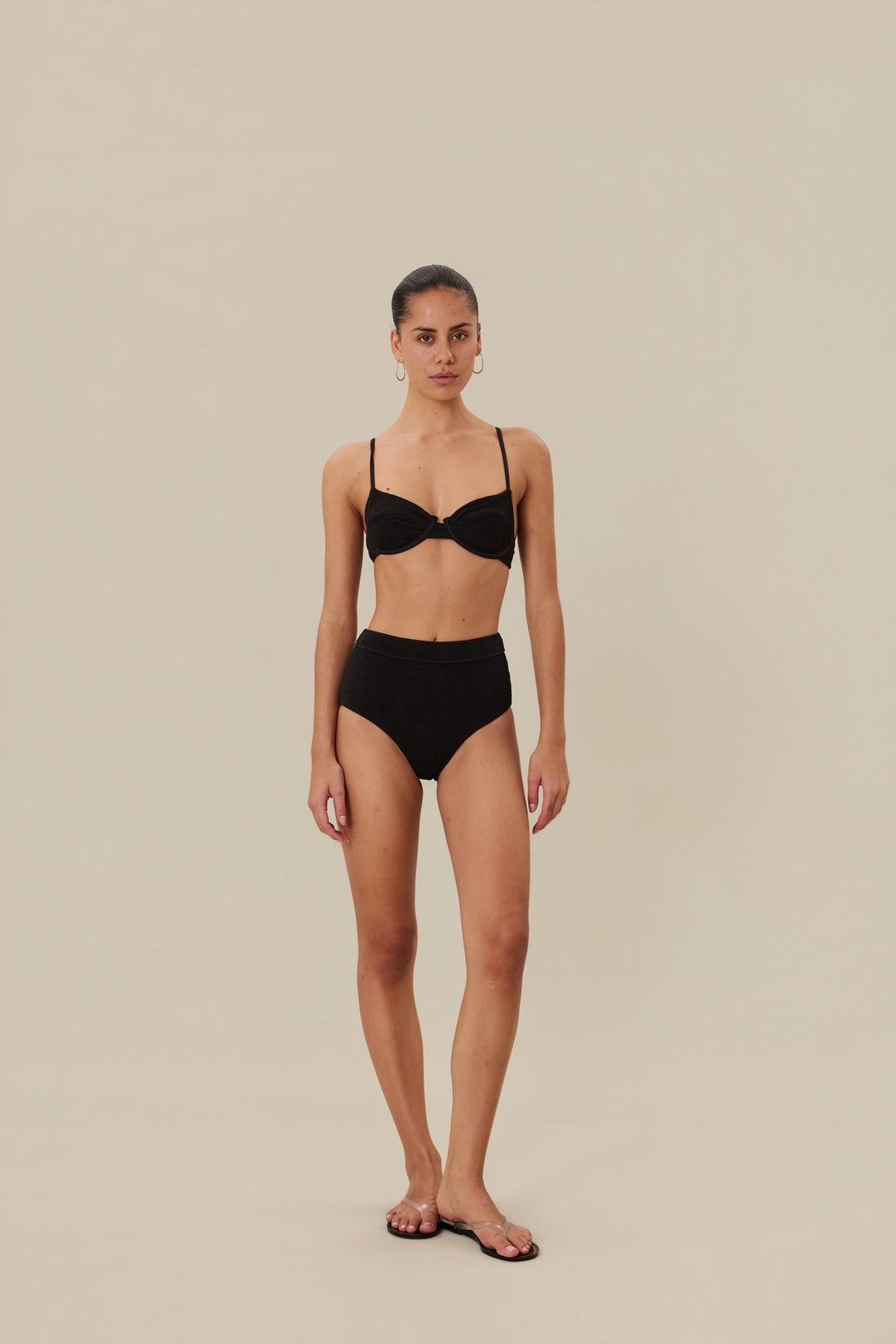 NAIA TOP - BLACK