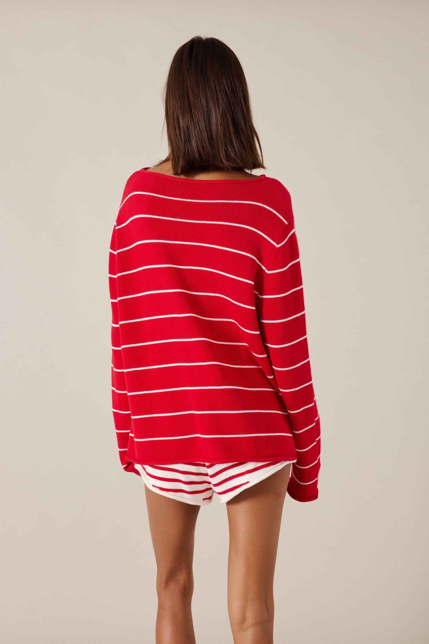 PRE-ORDER | CORDELIA SHORT - SCARLET STRIPE