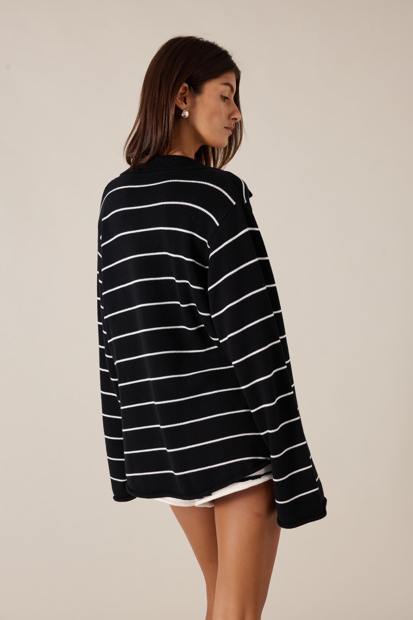 PRE-ORDER | CORDELIA SHORT - SABLE STRIPE
