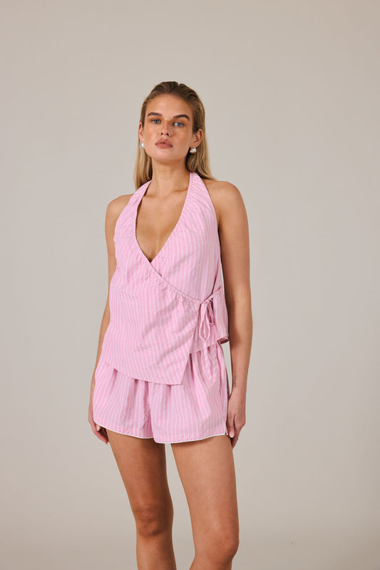 LOLA HALTER TOP - PETAL