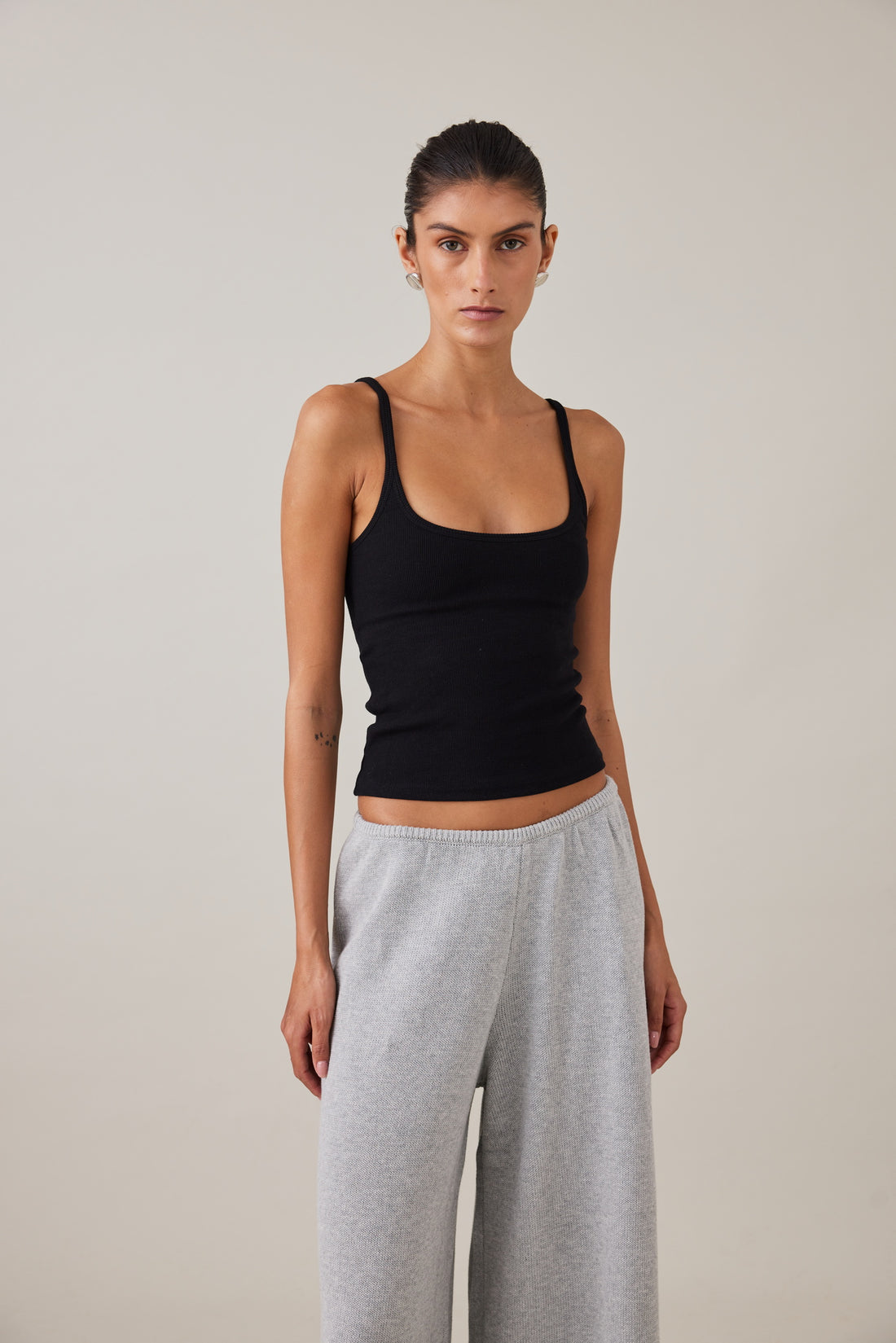 ANJA TANK - BLACK