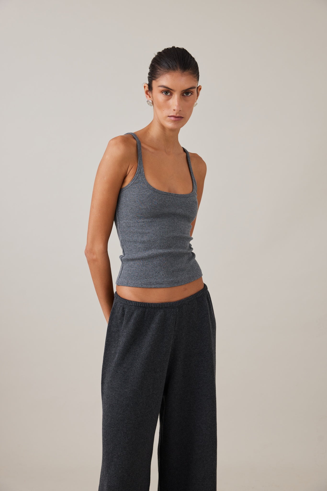 PRE-ORDER | SABINE PANT - CHARCOAL