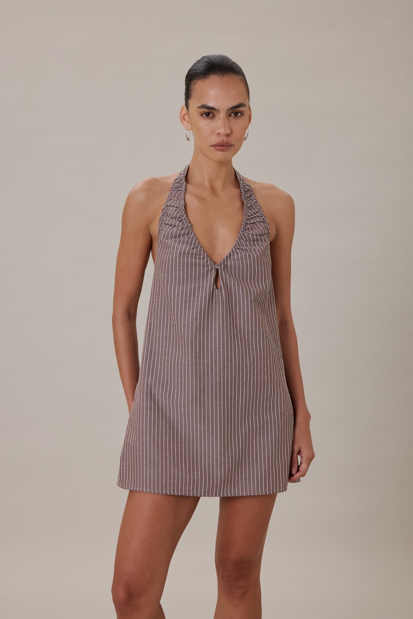SIDNEY HALTER DRESS - SIENA