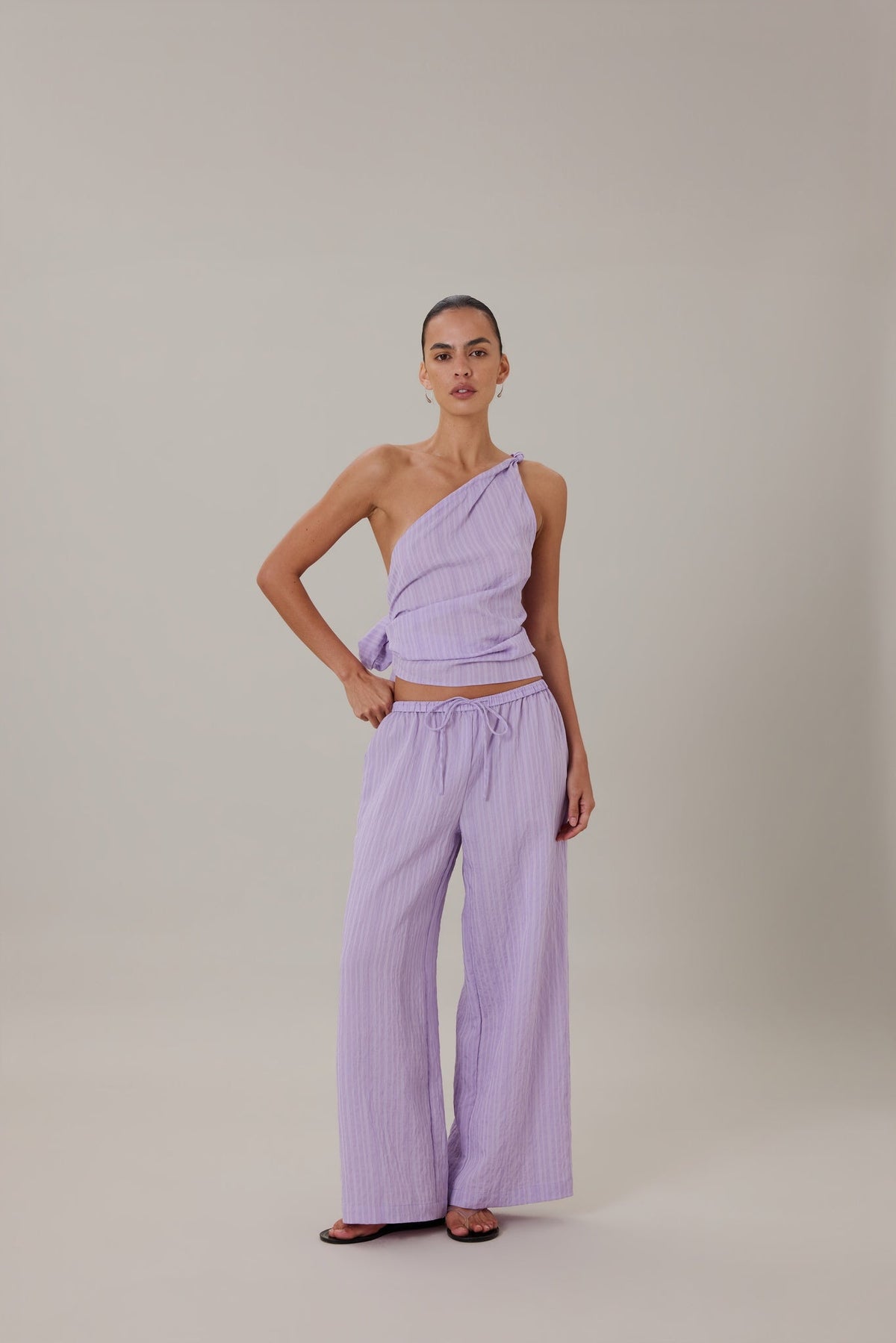 COMING SOON | ORTA PANT - LILAC STRIPE