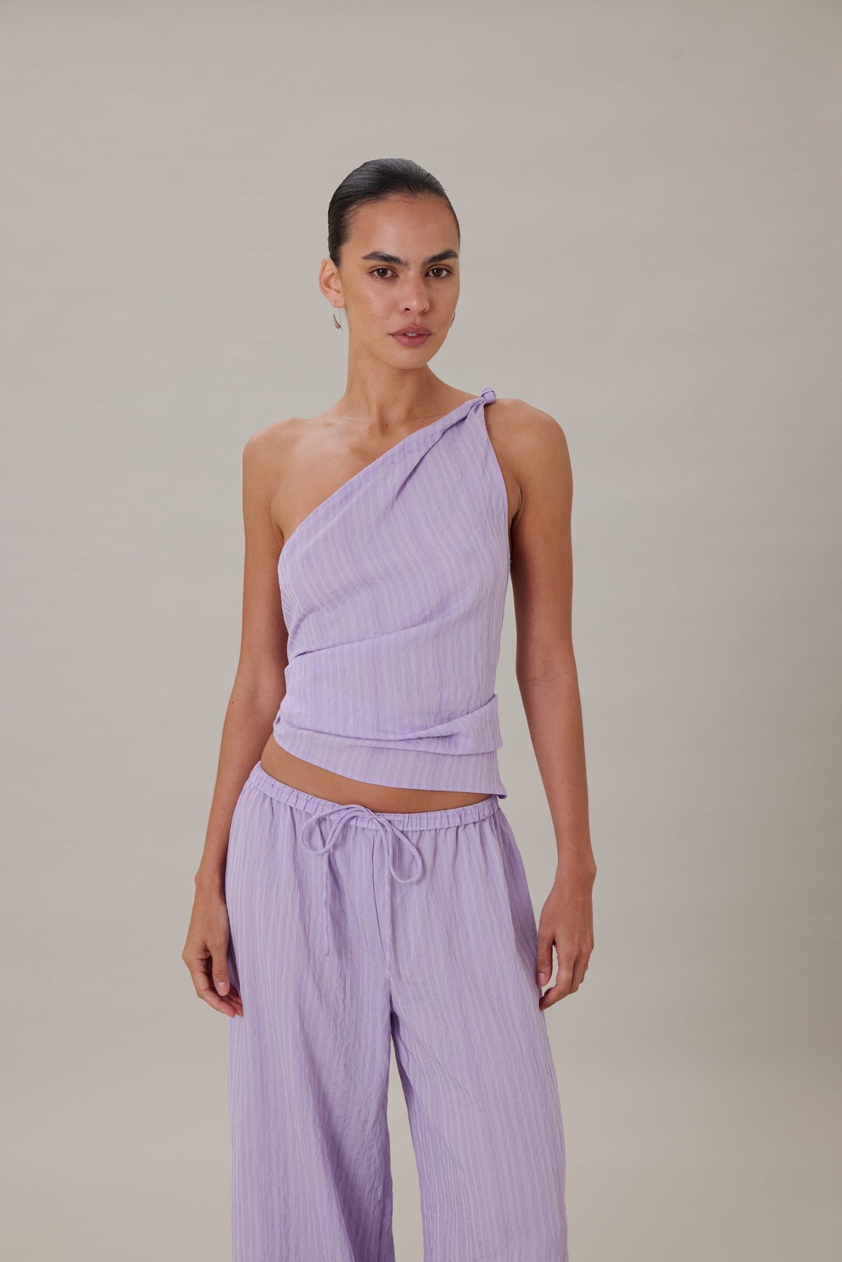 COMING SOON | ORTA TOP - LILAC STRIPE