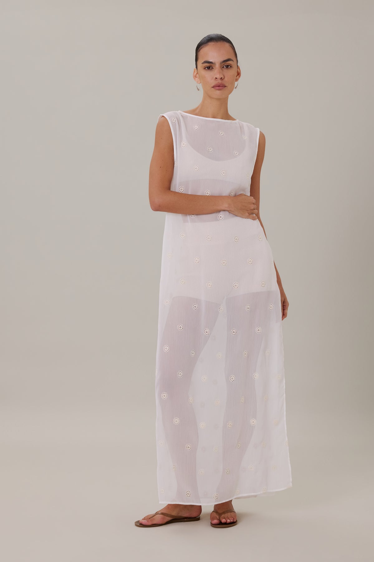 SOL KNIT SHORT - PANNA COTTA