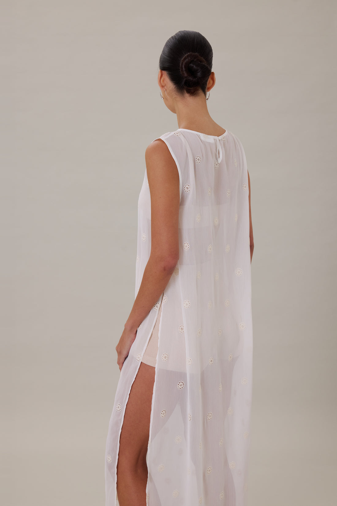 COMING SOON | CELESTE LONGLINE TOP - CREMA