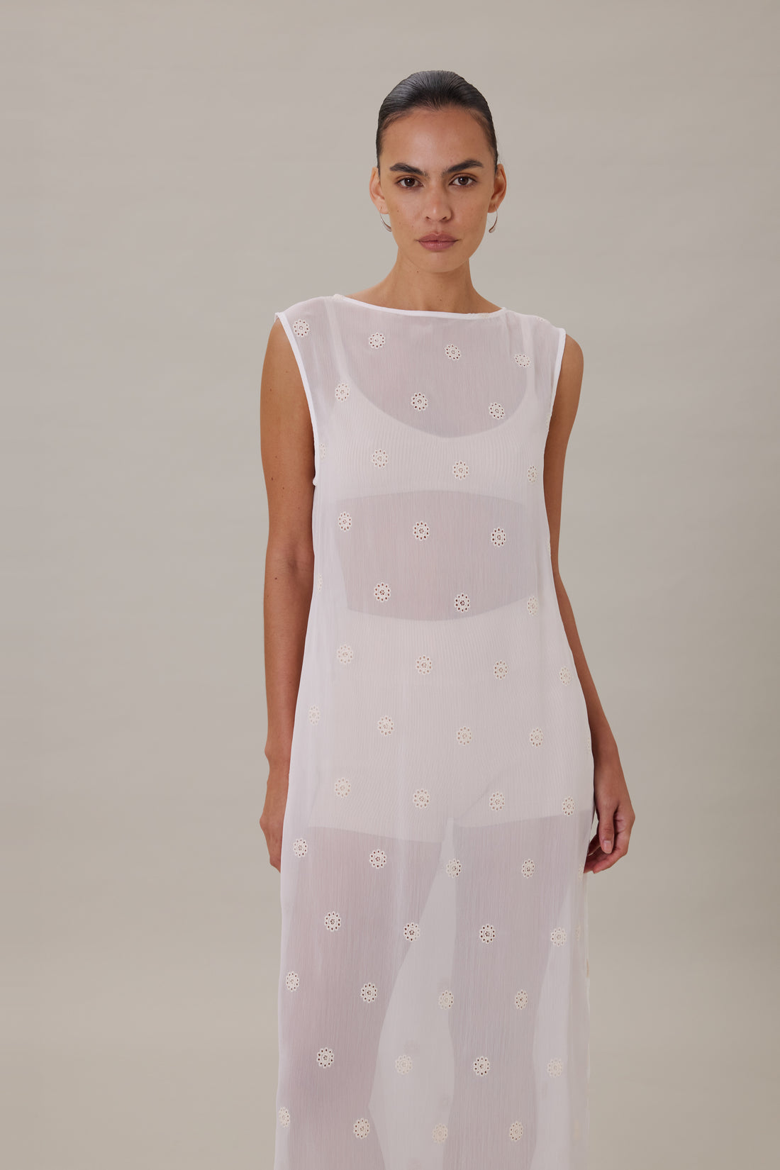 COMING SOON | CELESTE LONGLINE TOP - CREMA