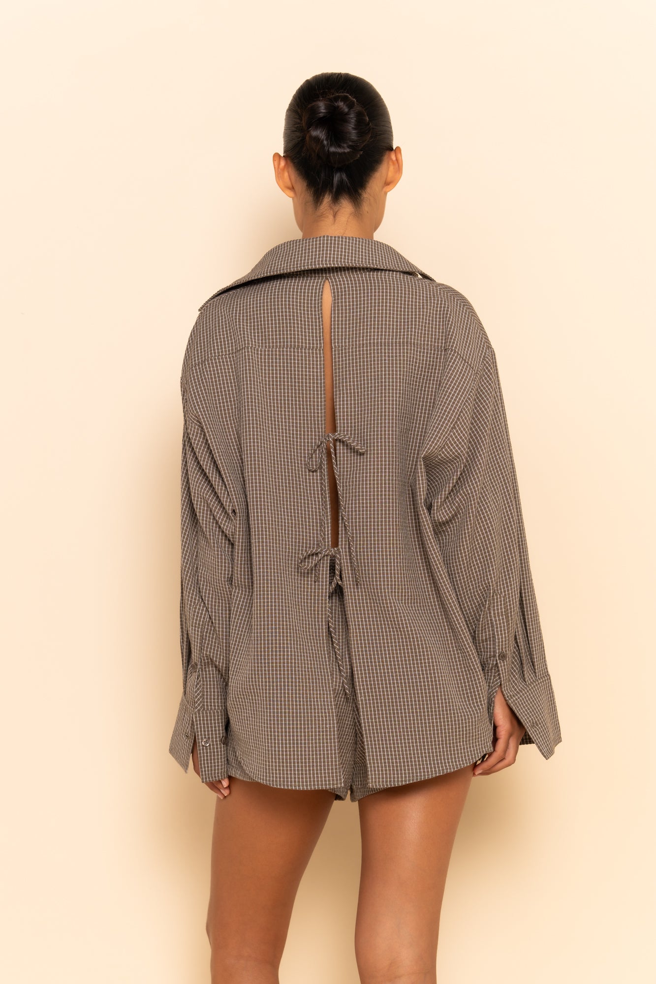 JOSEFINA SHIRT - ESPRESSO