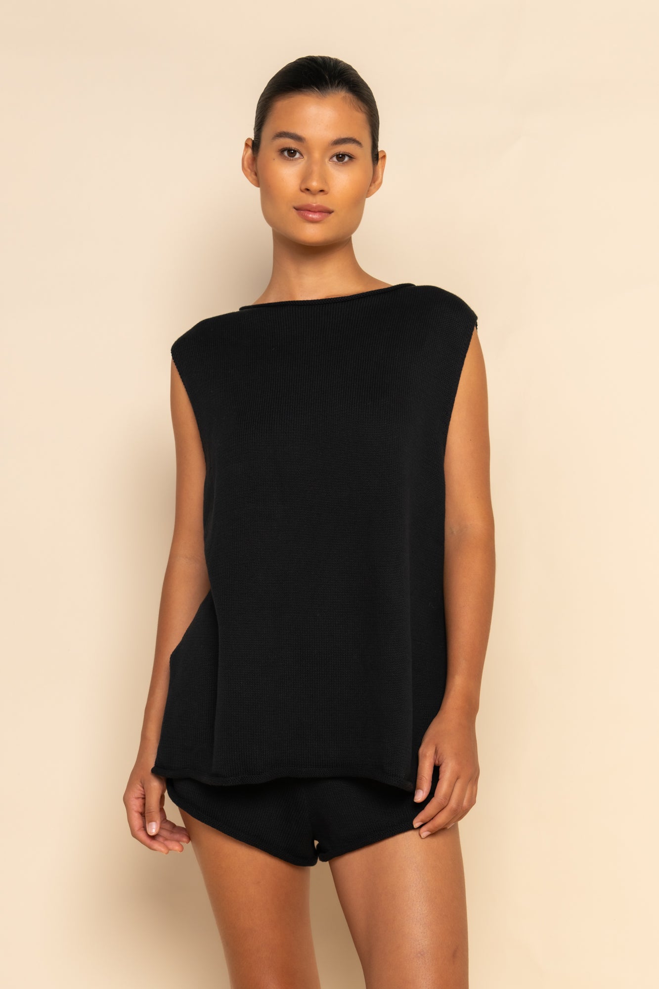 MANON TOP - BLACK