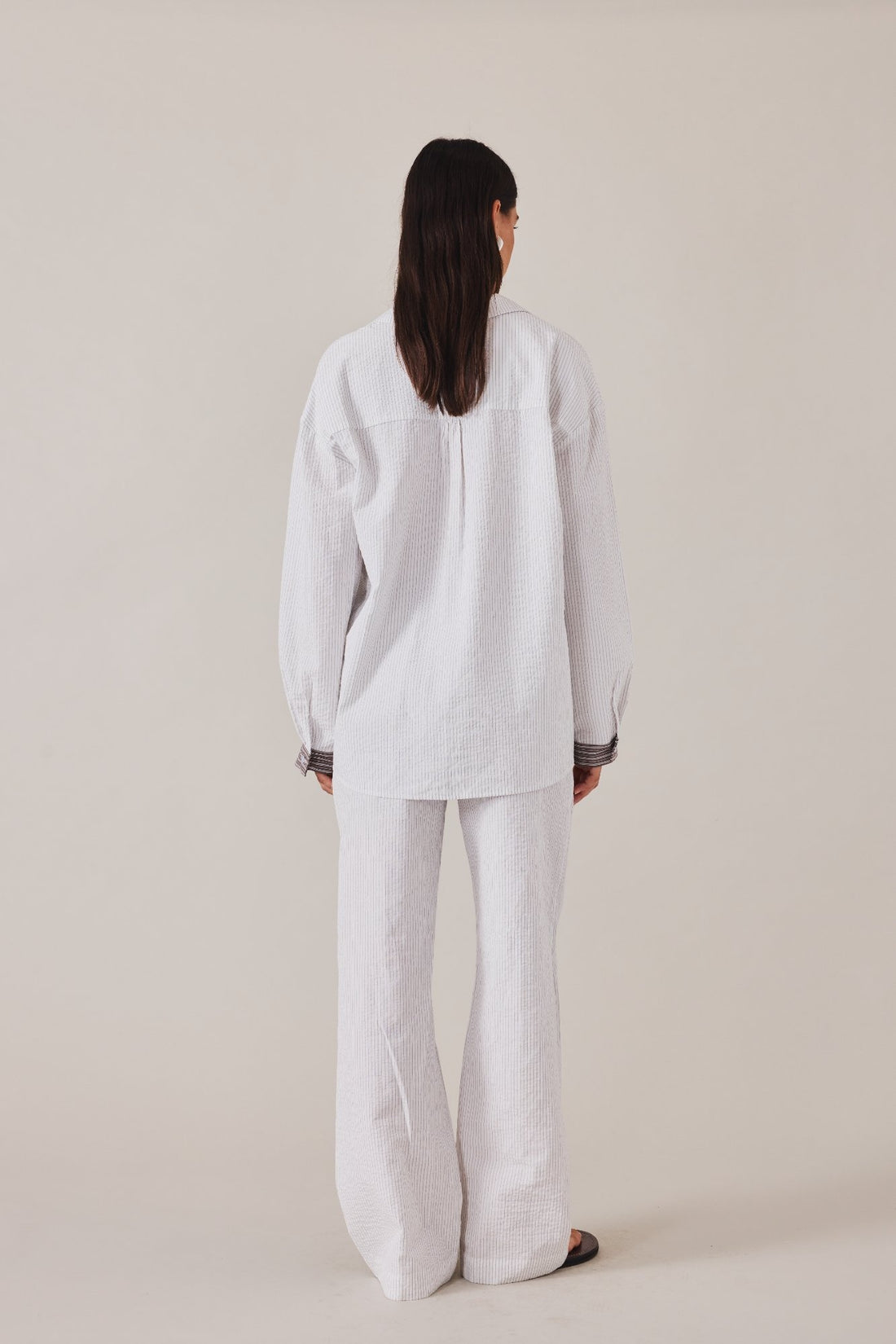 MAE PANT - SLATE STRIPE