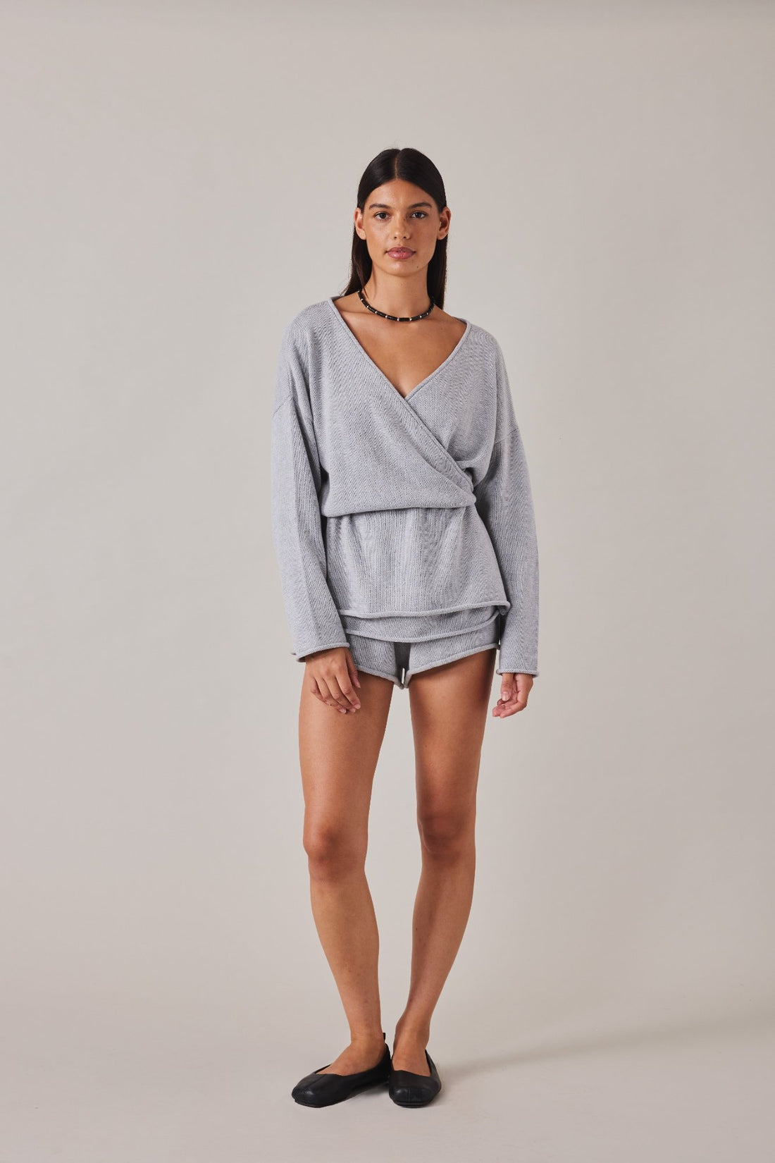 SABINE BOOTY SHORT - GREY