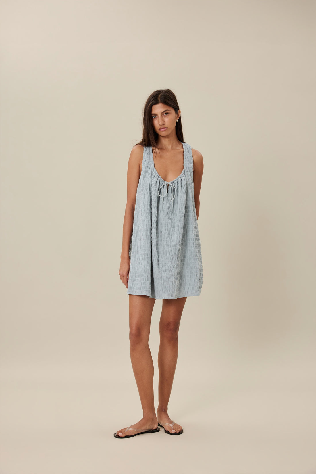 WILLOW MINI DRESS - MIST