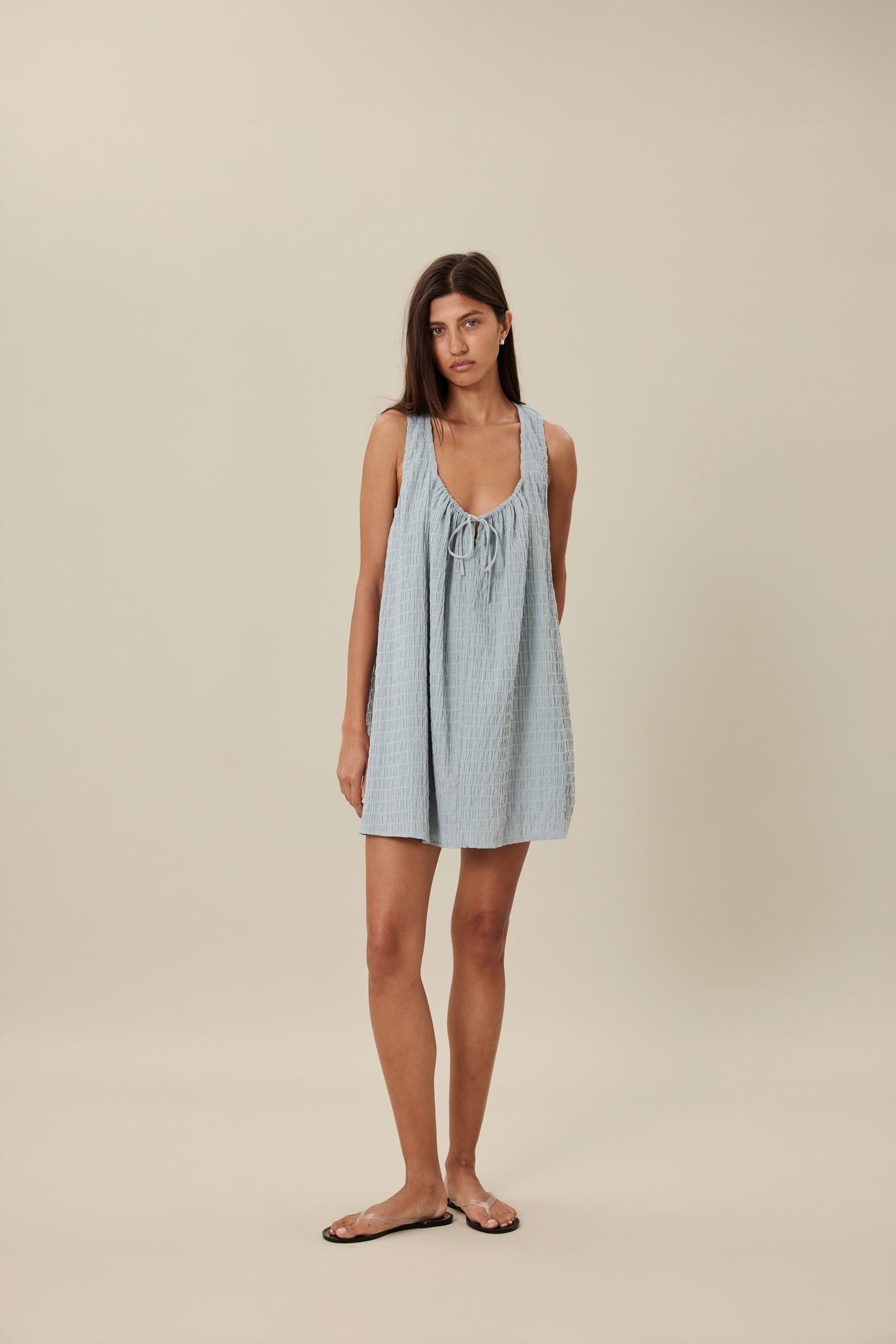 WILLOW MINI DRESS - MIST