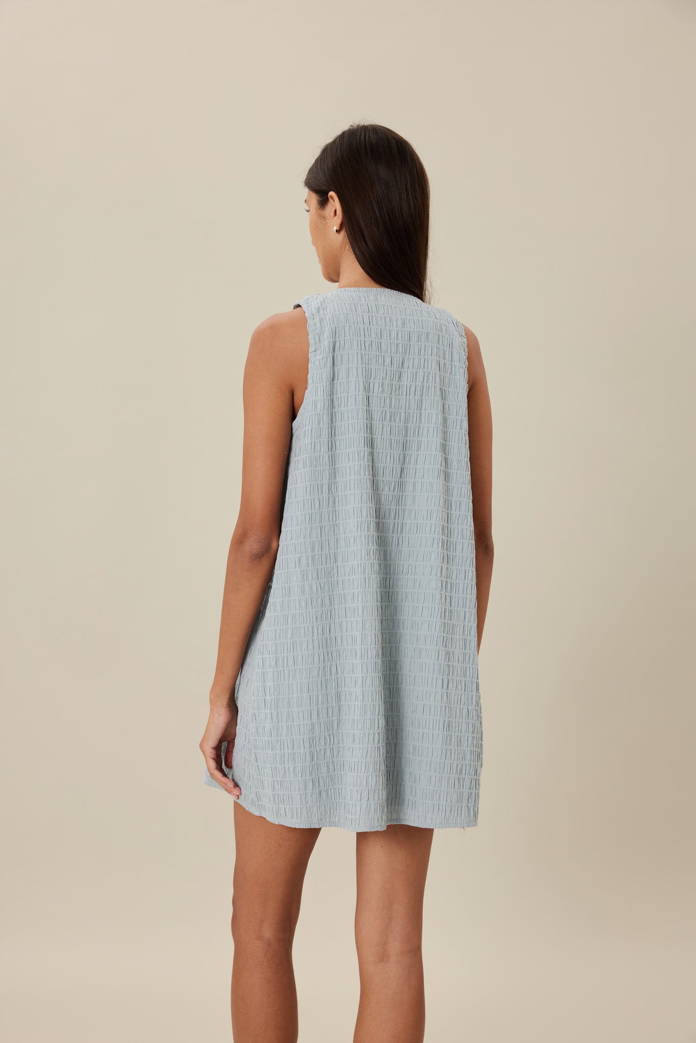 WILLOW MINI DRESS - MIST