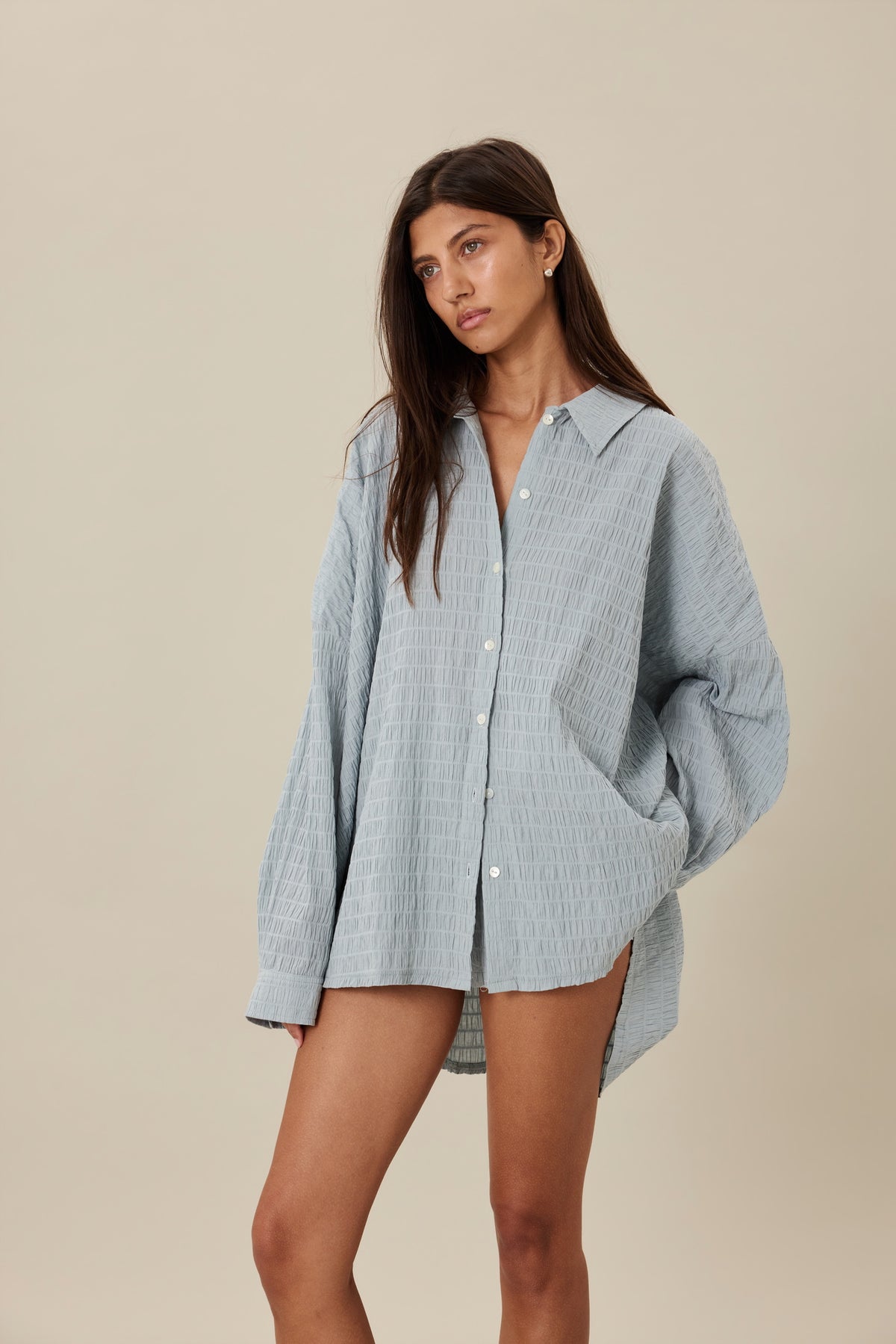 WILLOW LS SHIRT - MIST