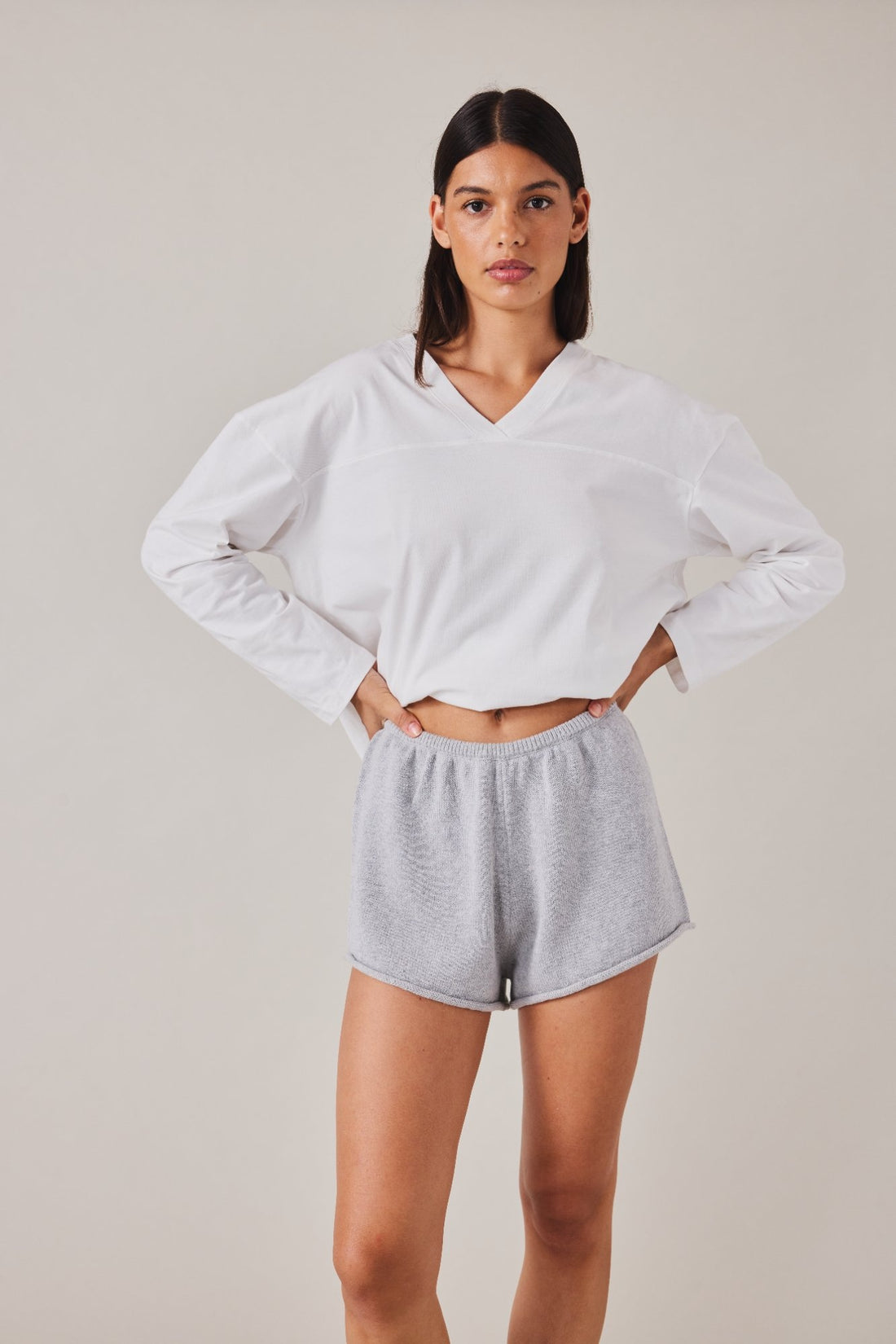 SABINE BOOTY SHORT - GREY