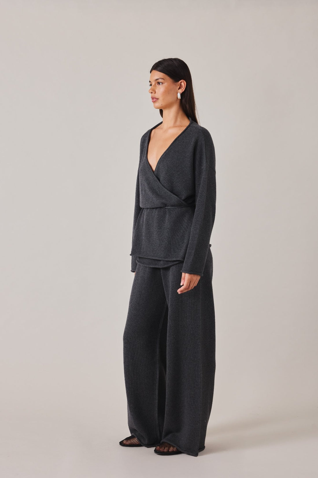 PRE-ORDER | SABINE PANT - CHARCOAL