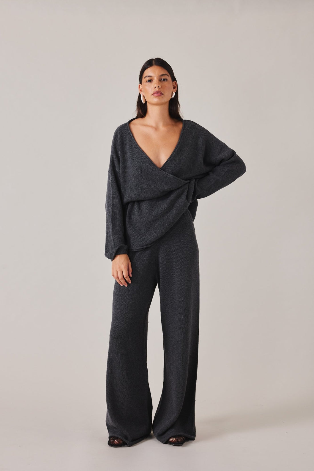 PRE-ORDER | SABINE PANT - CHARCOAL