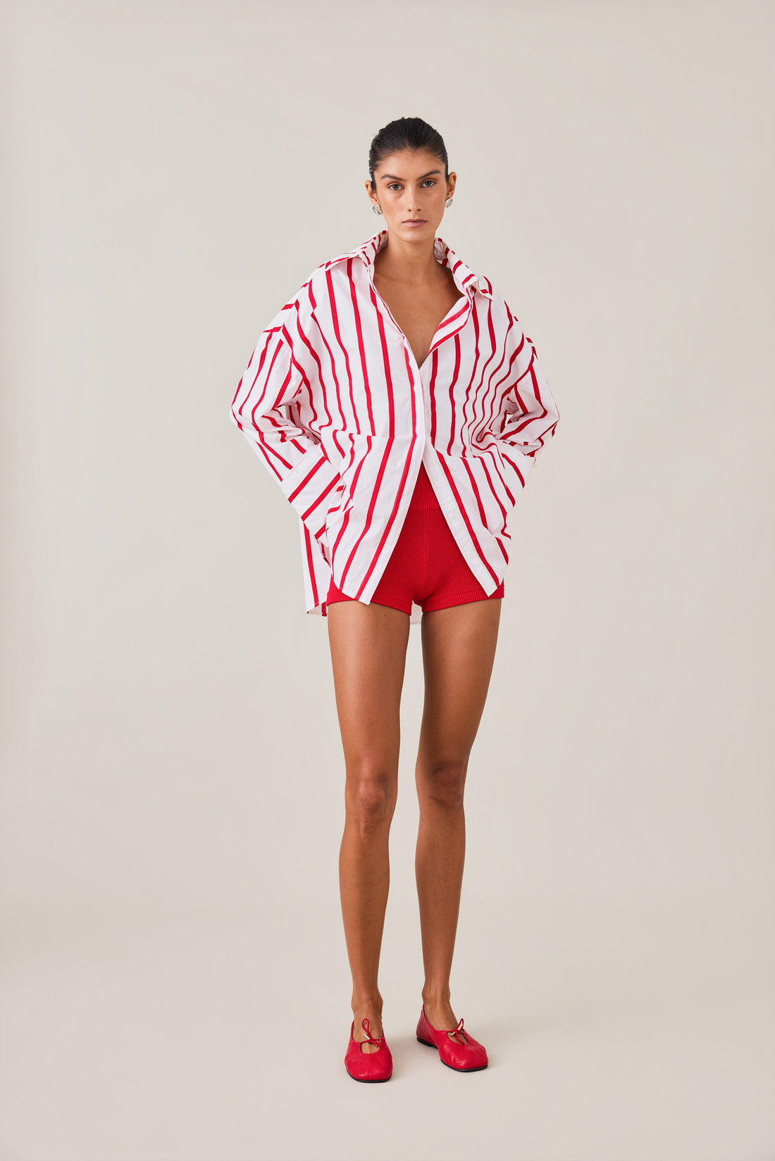 SOL KNIT SHORT - RED