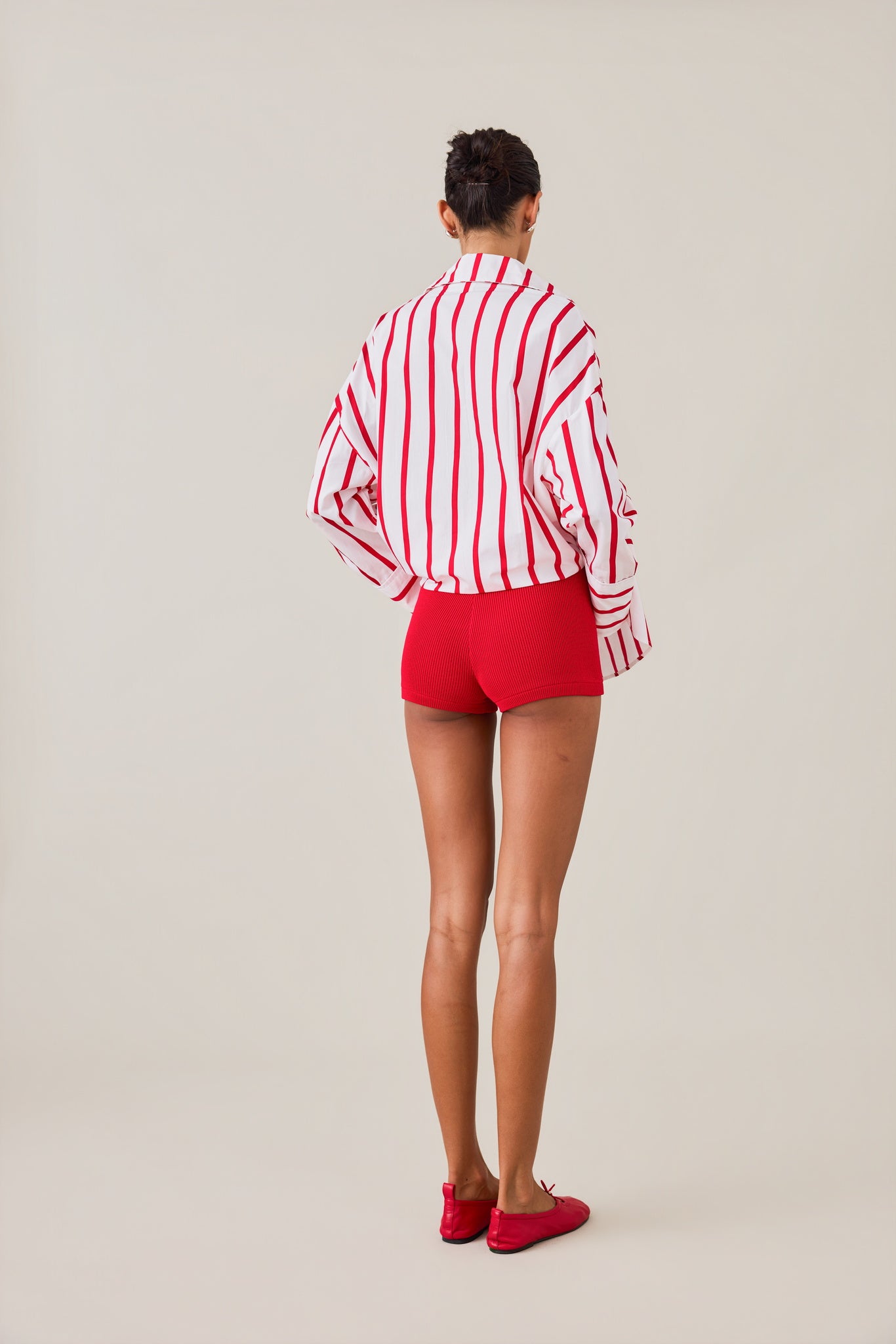 SOL KNIT SHORT - RED