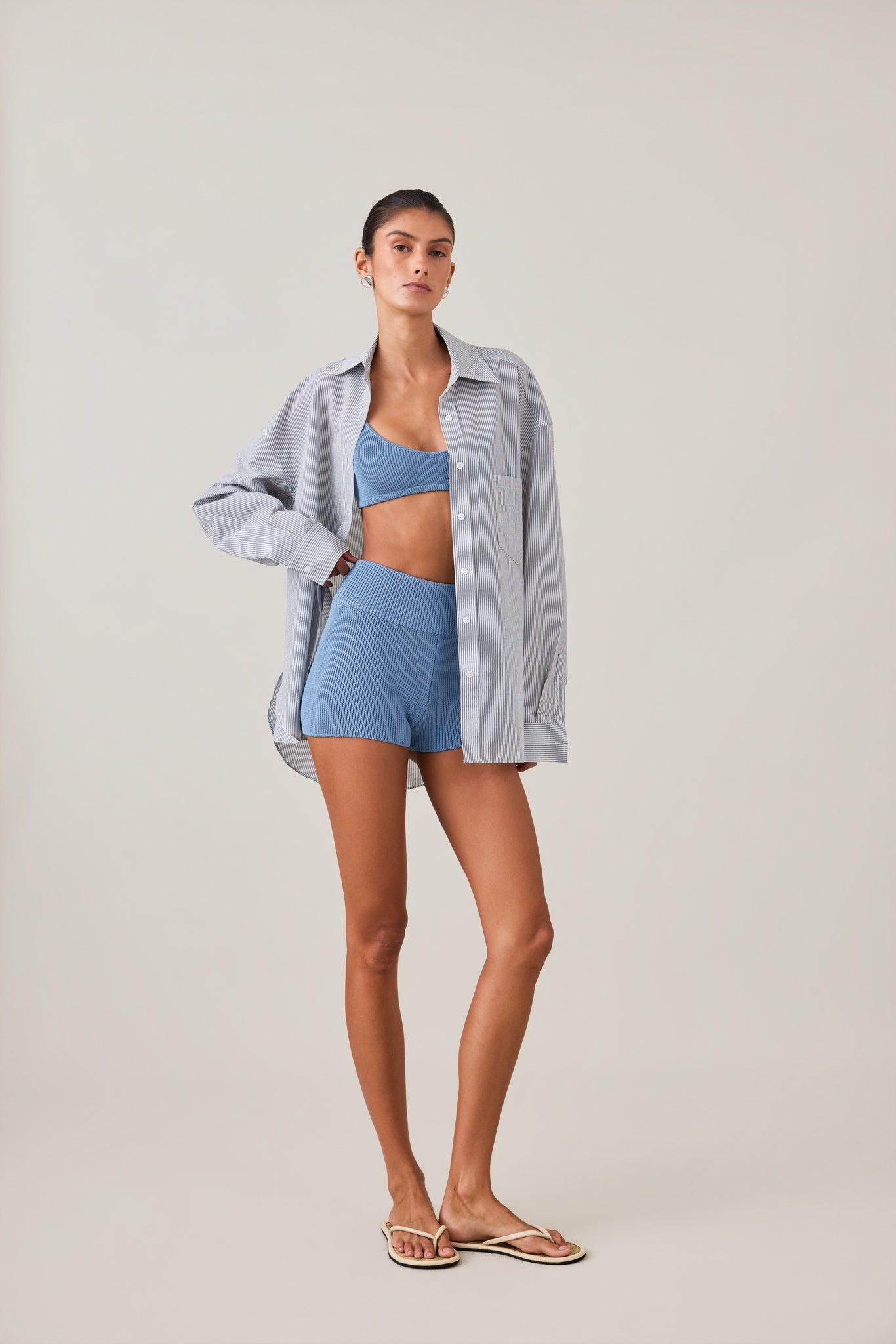 ESSENTIAL BRALETTE - BLEUE