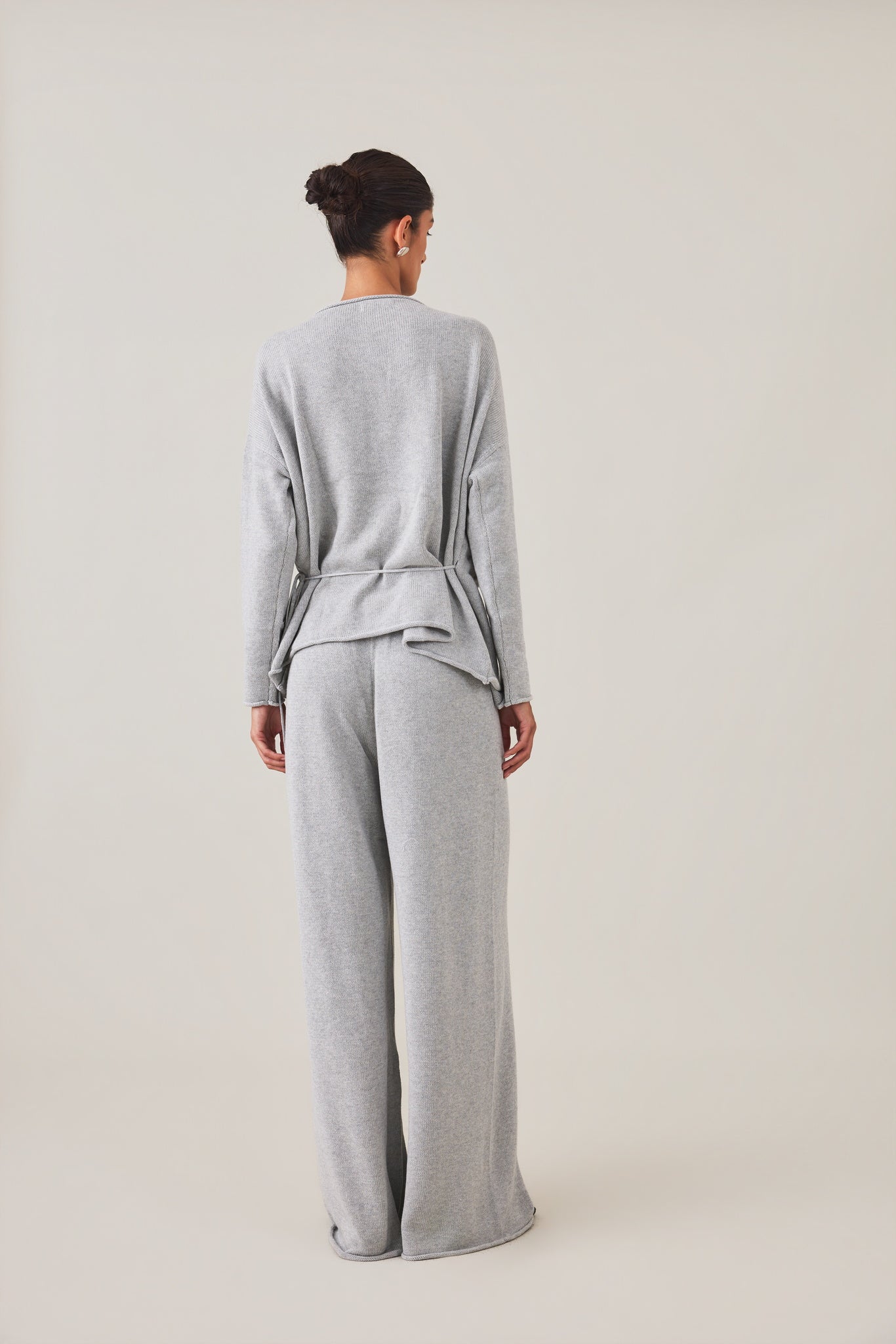 SABINE WRAP KNIT - GREY