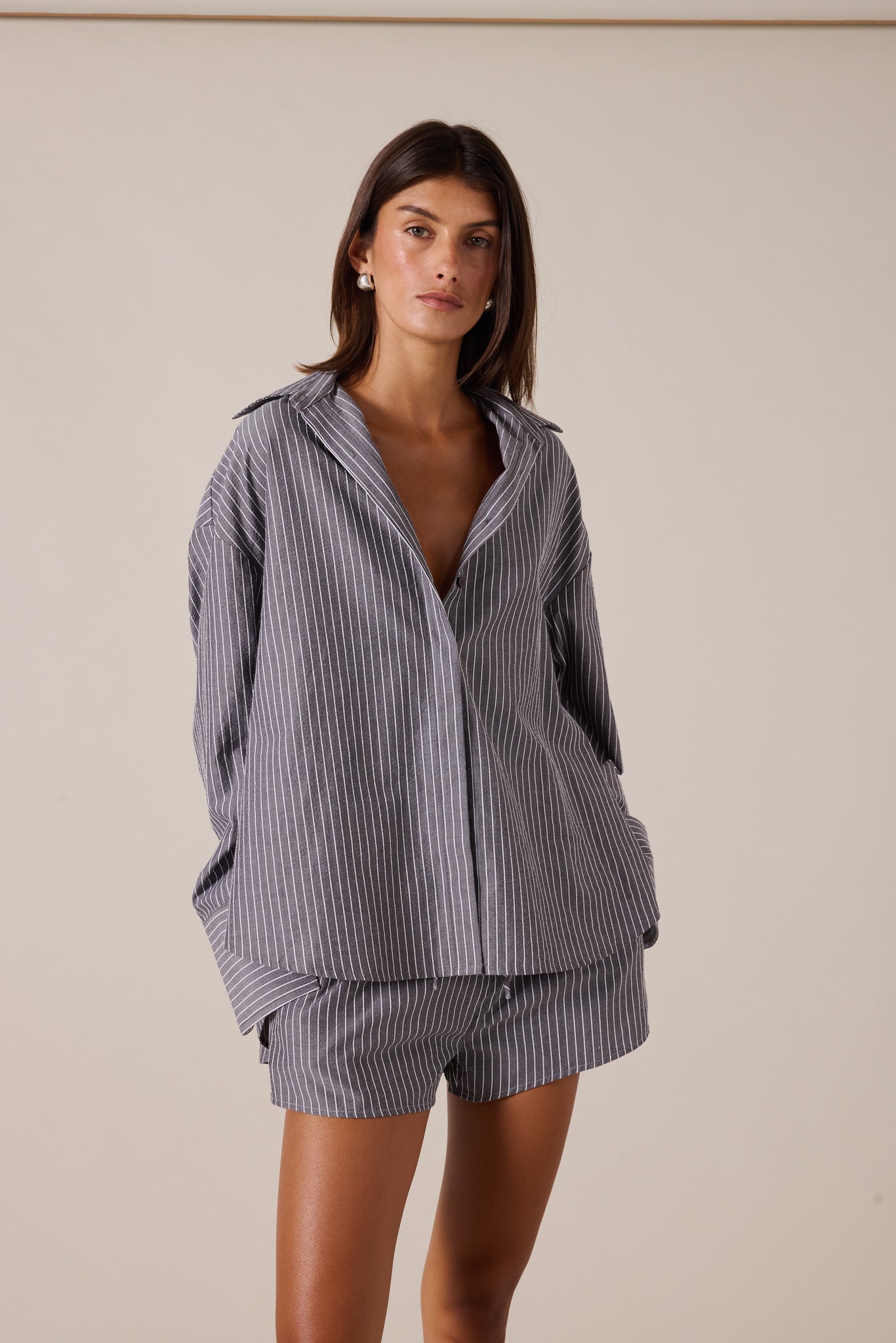 ISLA SHIRT - GRAPHITE