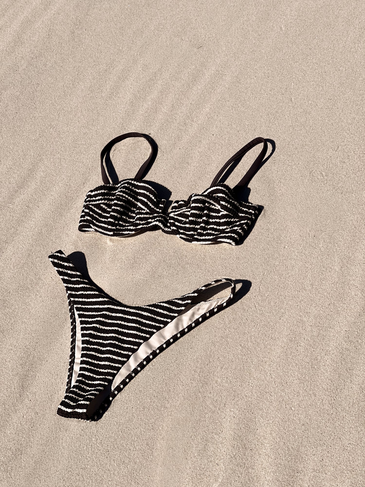 RAYA BRA CUP - CACAO STRIPE