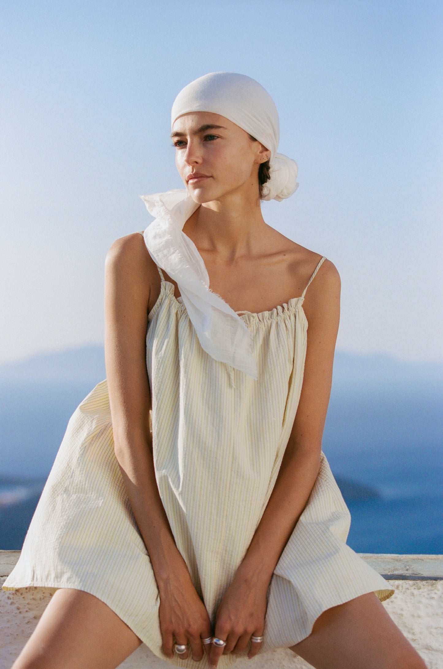 YOLI DRESS - CITRUS STRIPE