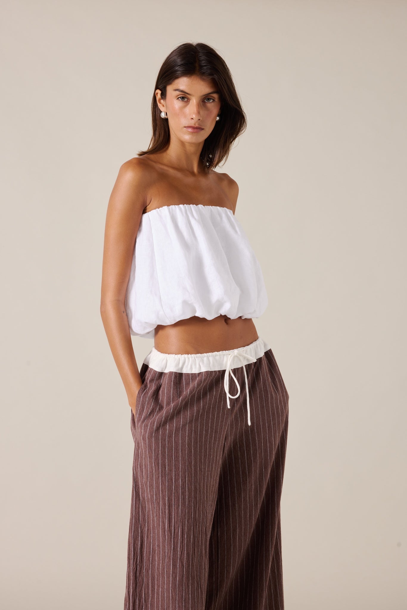 VERCI PANT - SIENNA STRIPE