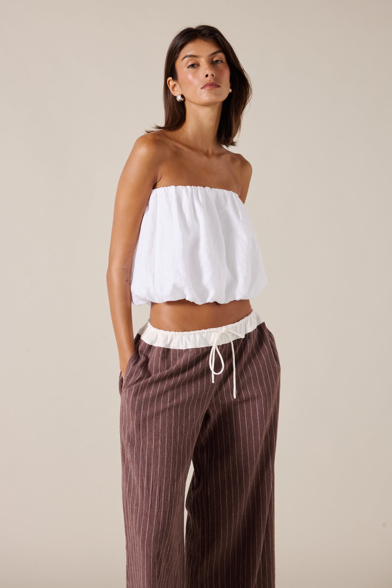 VERCI PANT - SIENNA STRIPE