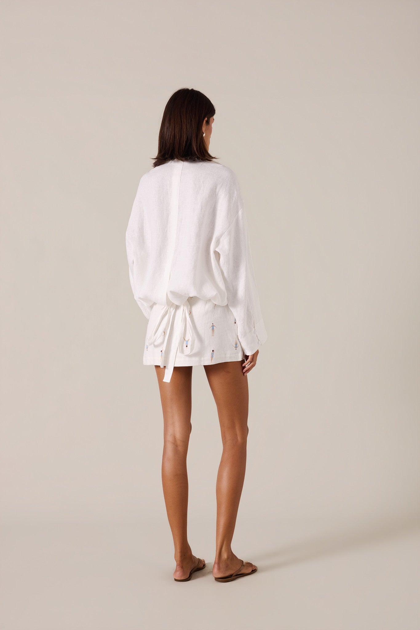 SIREN MINI SKIRT - CERULEAN