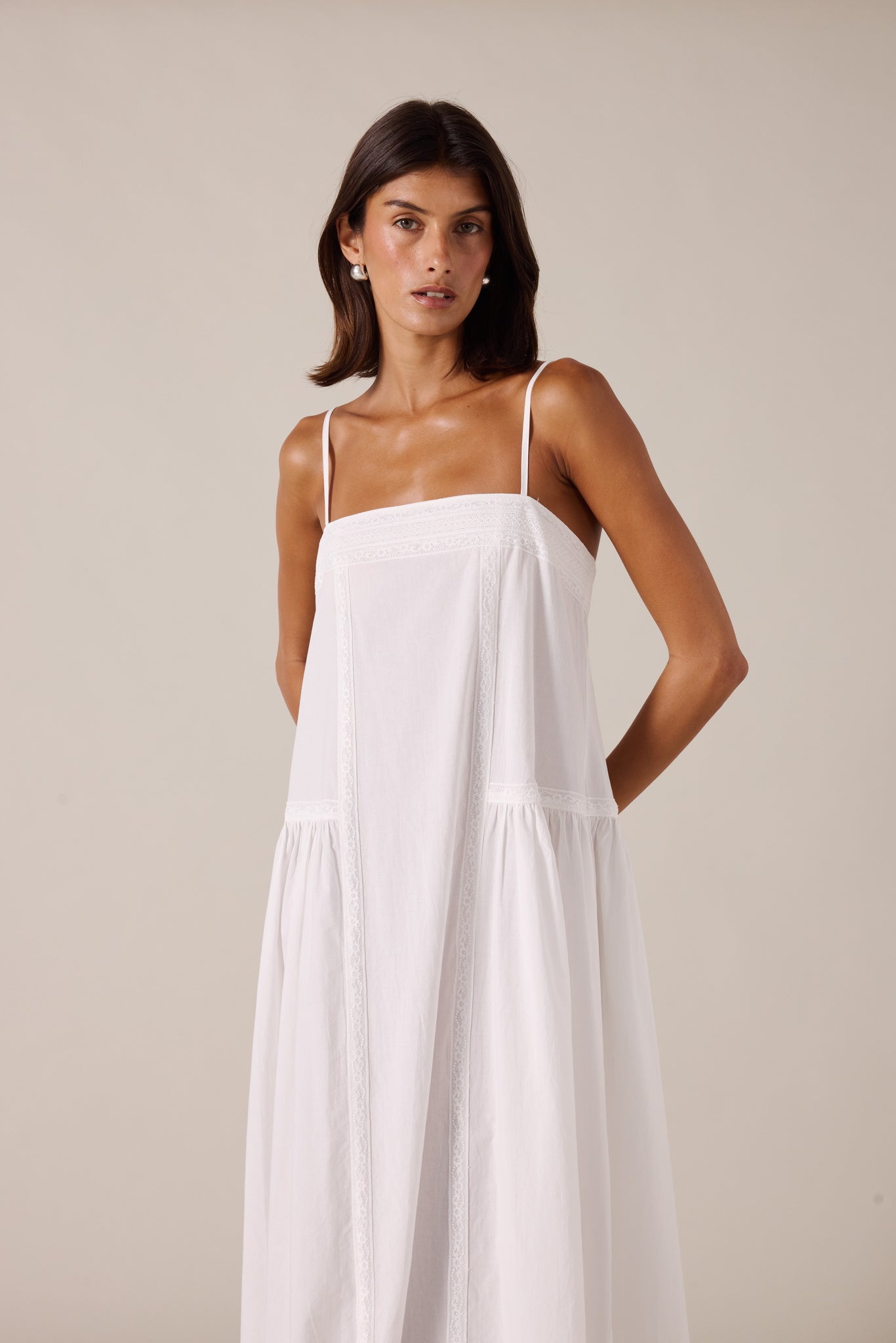 COMING SOON | MARISOL MAXI DRESS - PEARL