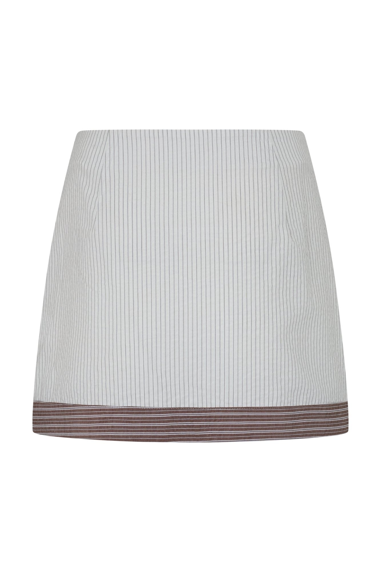 MAE SKIRT - SLATE STRIPE