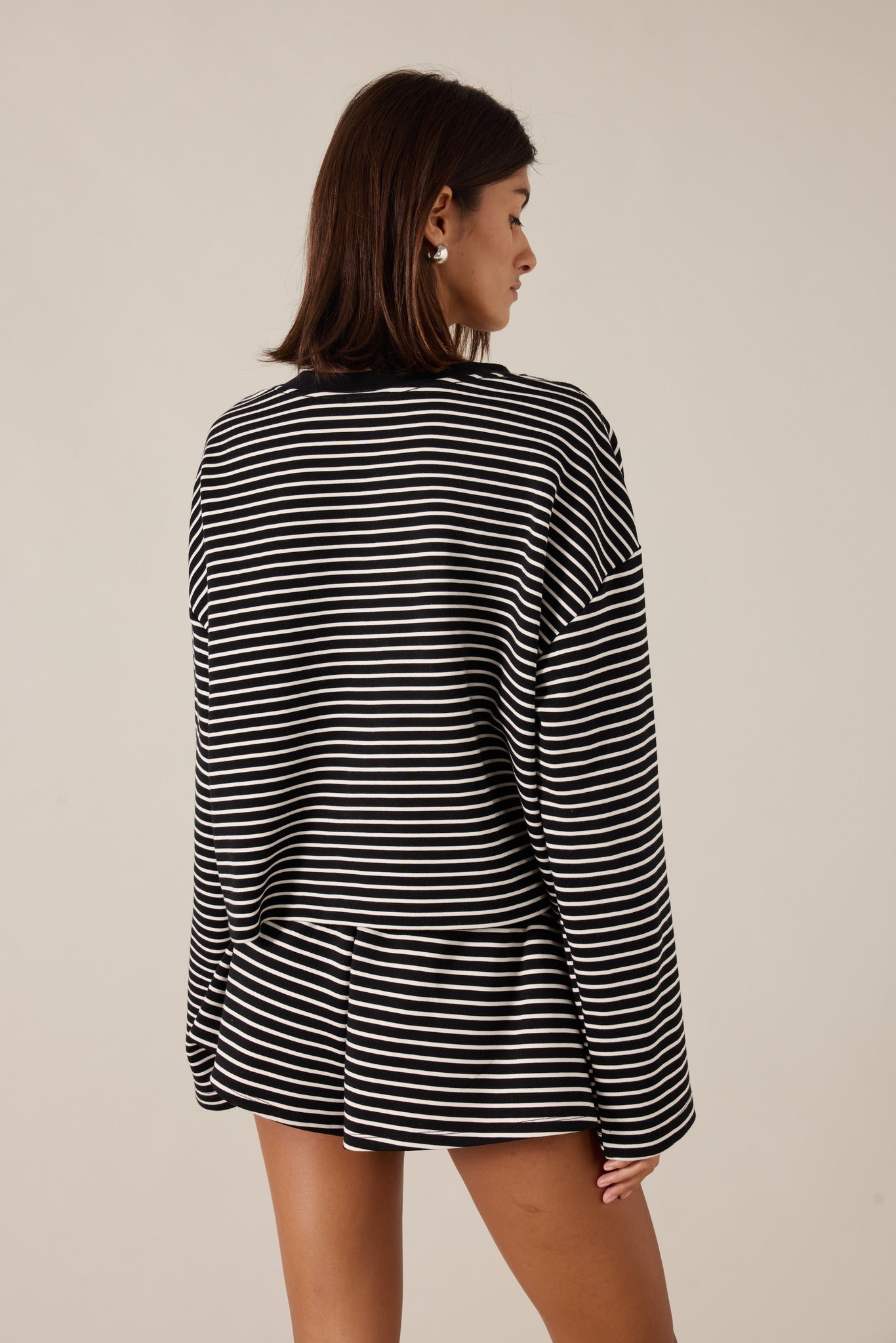 NIXIE TOP - JET STRIPE