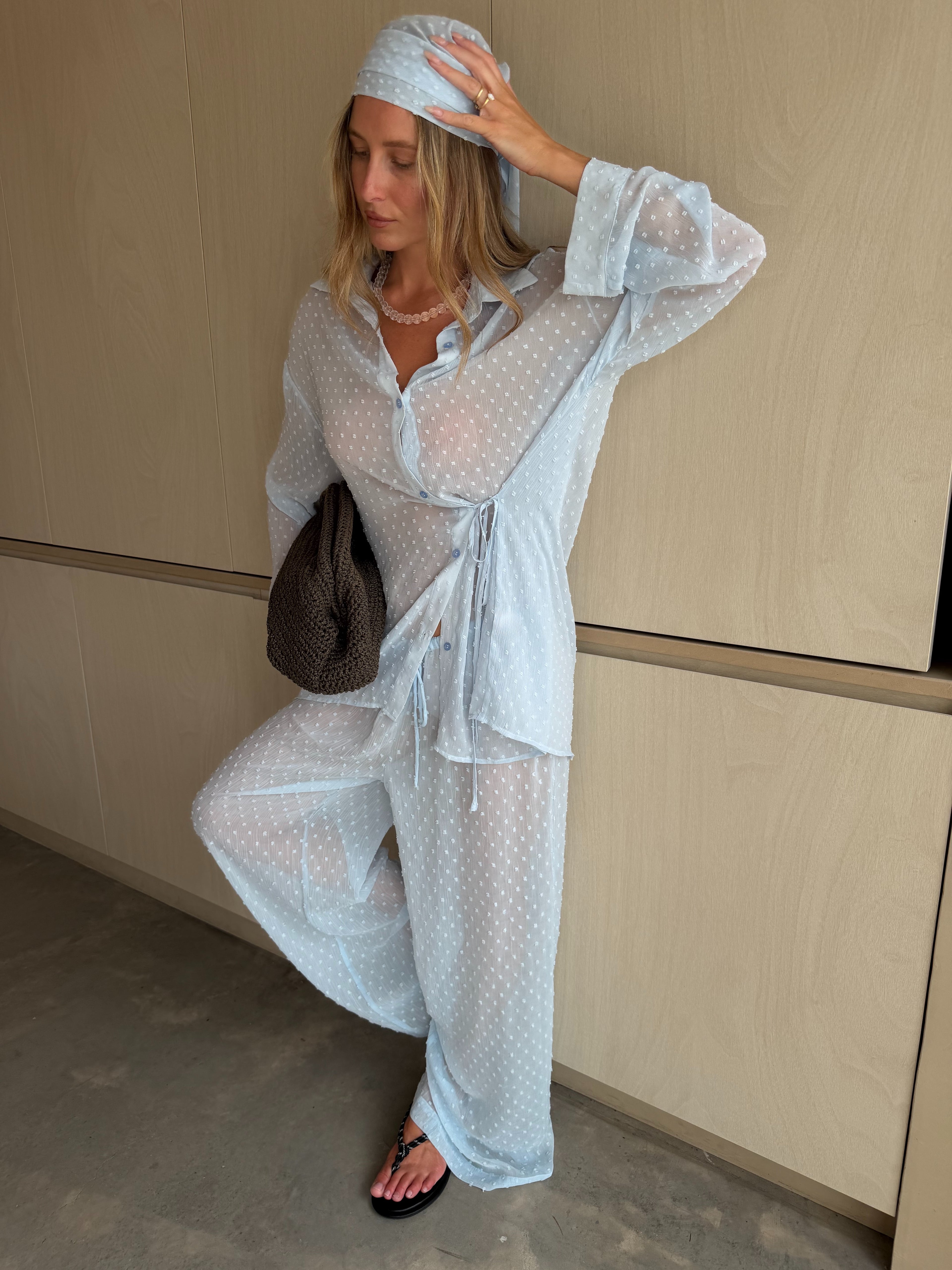 ELYSIA SHIRT DRESS - COAST