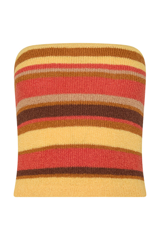 REINE STRAPLESS TOP - GUAVA