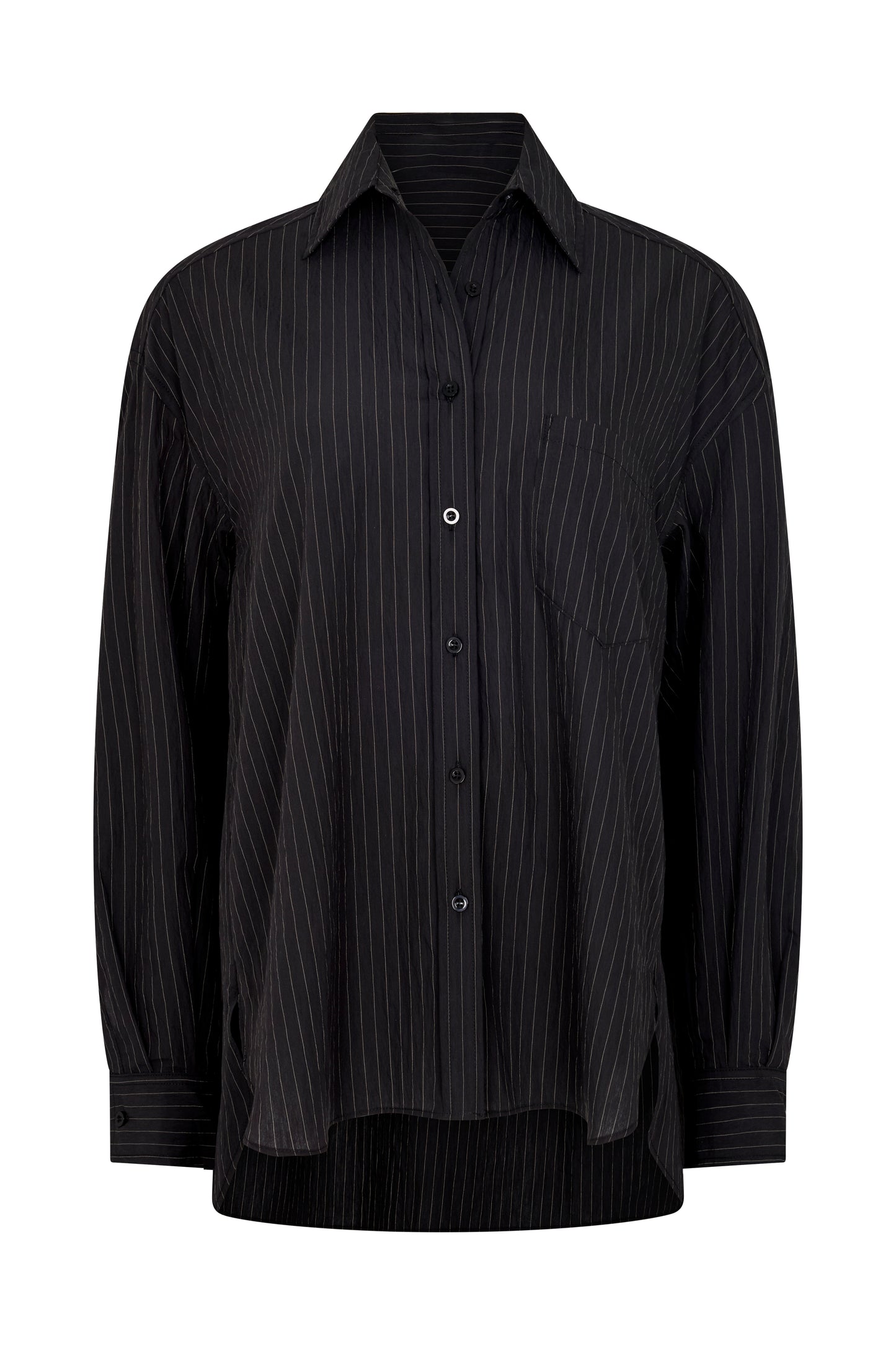 REMI SHIRT - NOIR STRIPE
