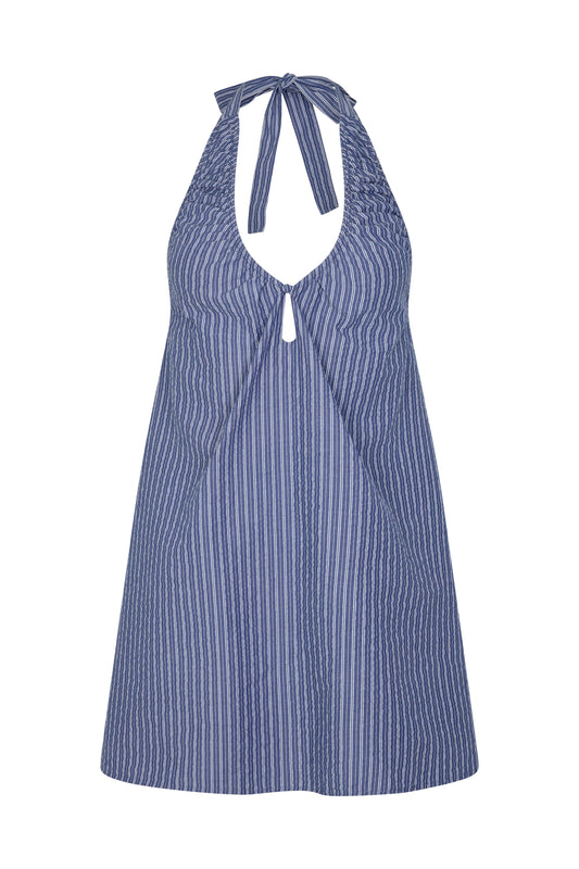 SIDNEY HALTER DRESS - OCEANIA