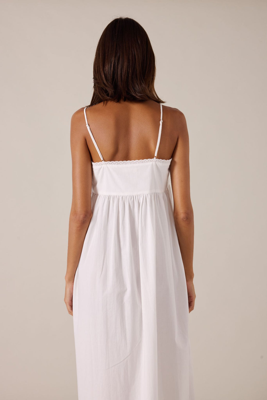 LILYA MAXI DRESS - CREMA