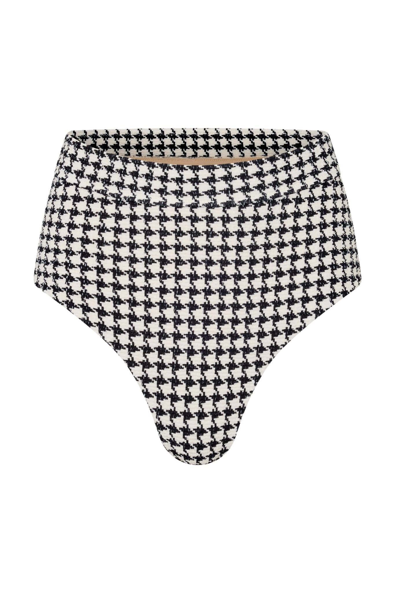 ESCAPE HIGH WAISTED BOTTOM - HOUNDSTOOTH