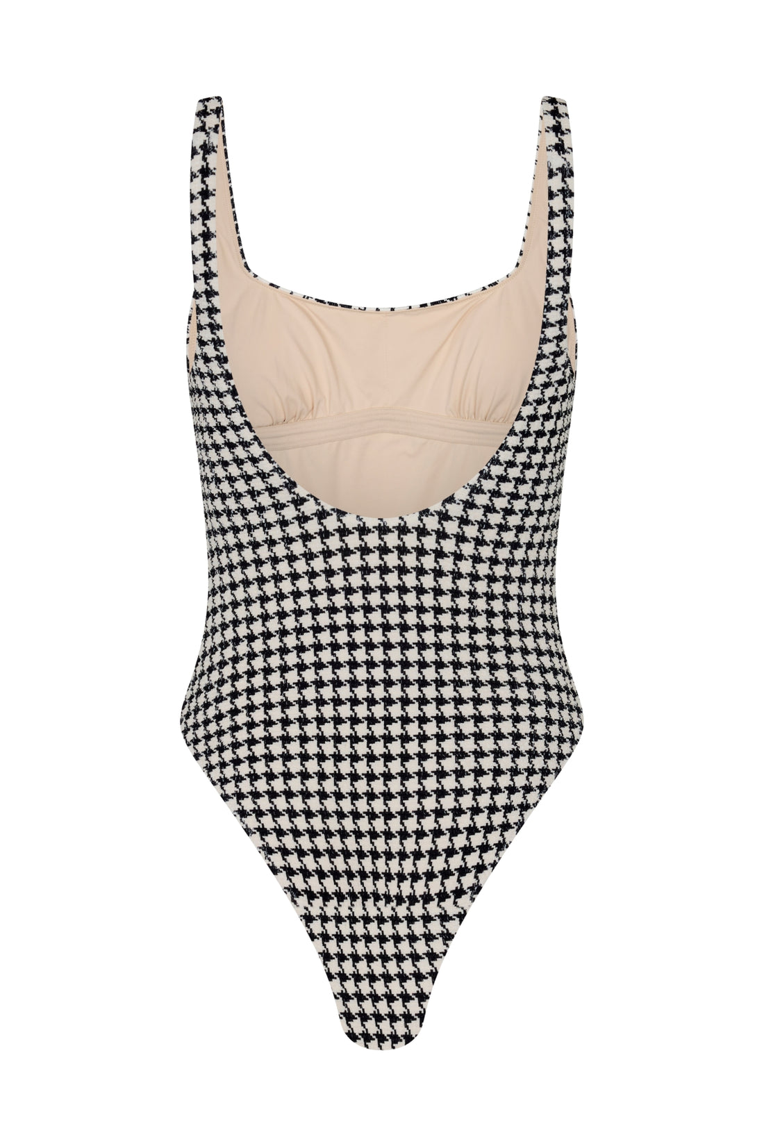 HALLIE ONE PIECE - HOUNDSTOOTH