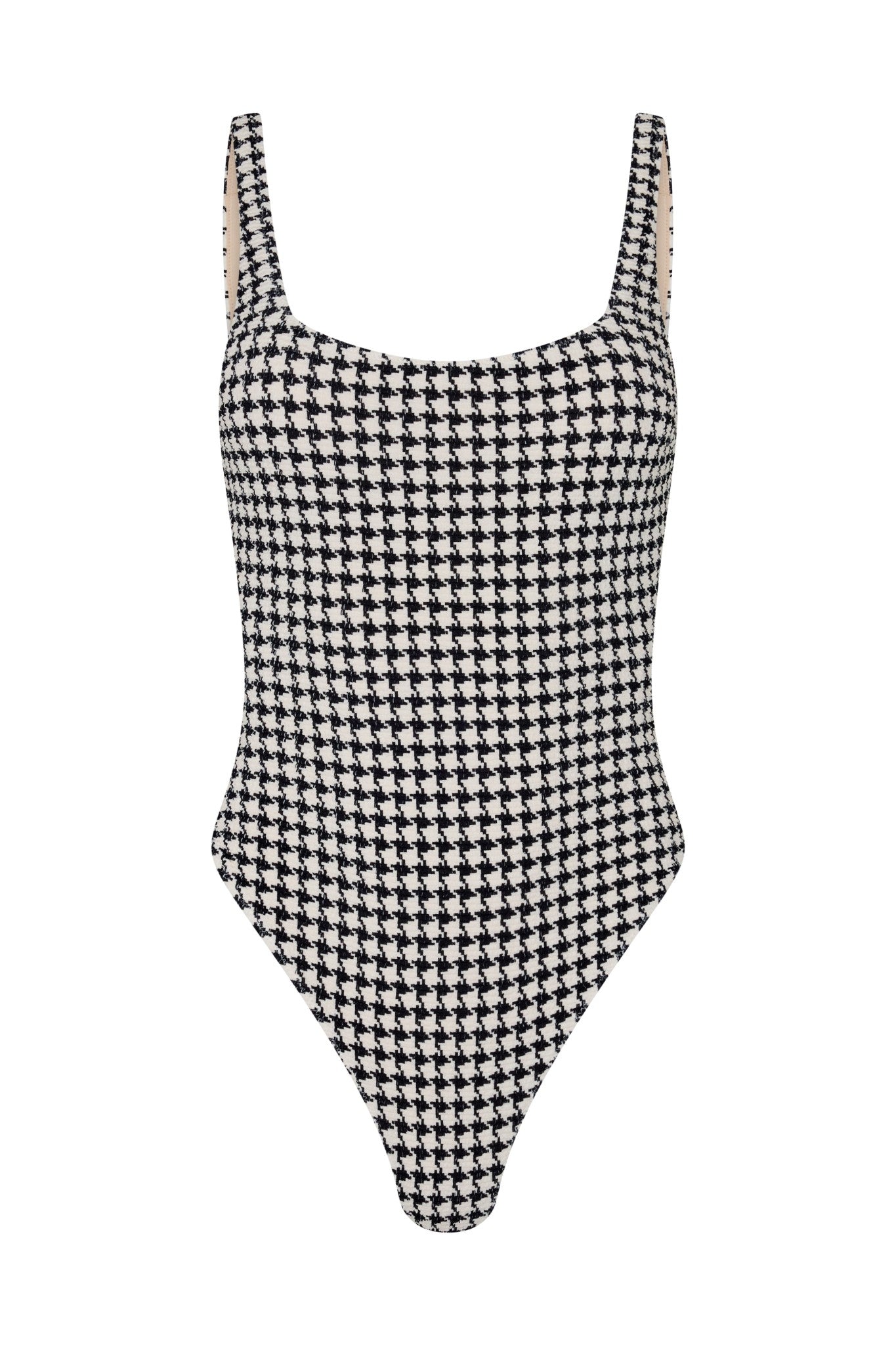 HALLIE ONE PIECE - HOUNDSTOOTH