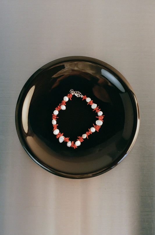 CARO ANKLET- CLAY PEARL