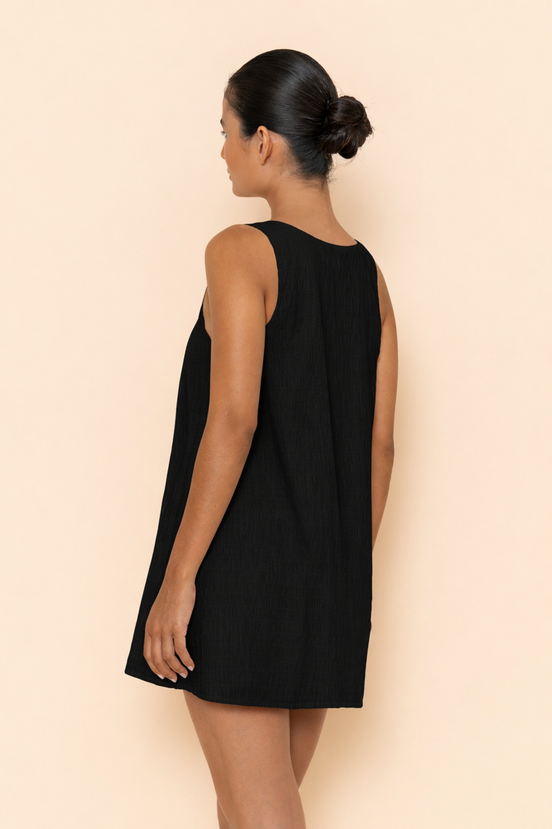 WILLOW MINI DRESS - BLACK