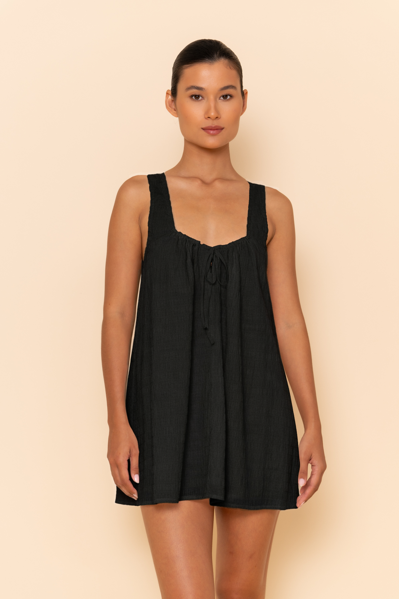 WILLOW MINI DRESS - BLACK