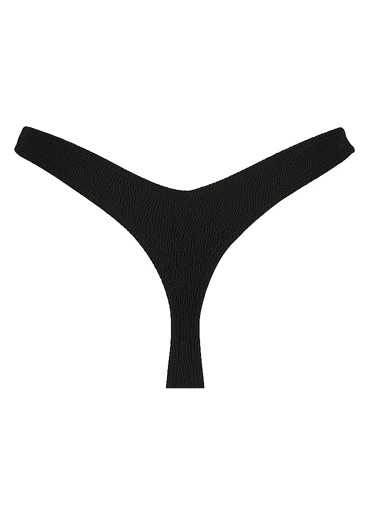 NIKKI BOTTOM TEXTURE - NERO